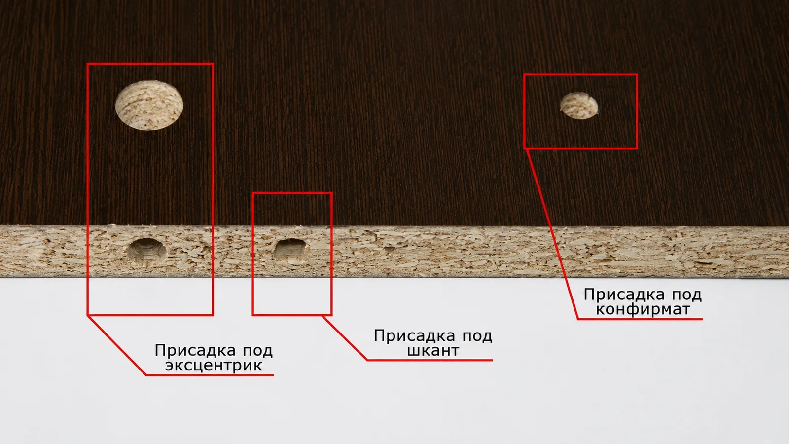 Присадочный станок: сверление отверстий